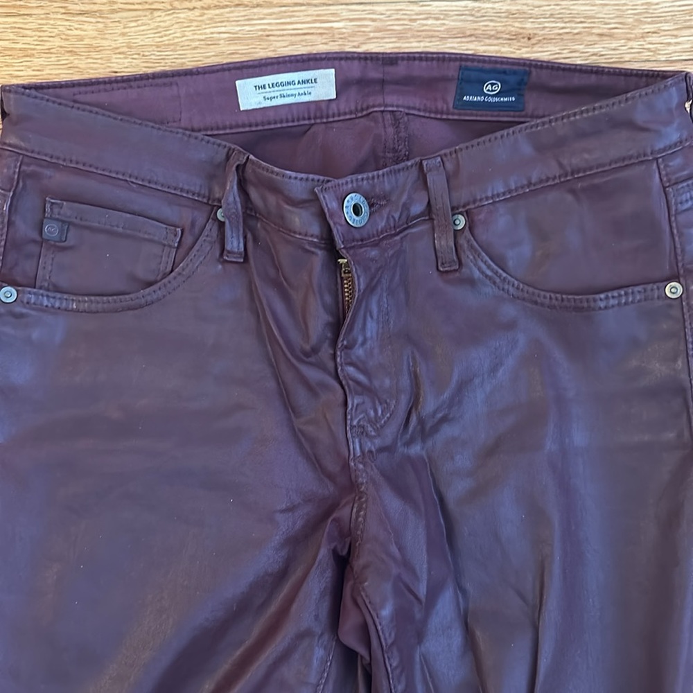 AG Super Skinny Liquid Denim Size 27R - Picture 4 of 5